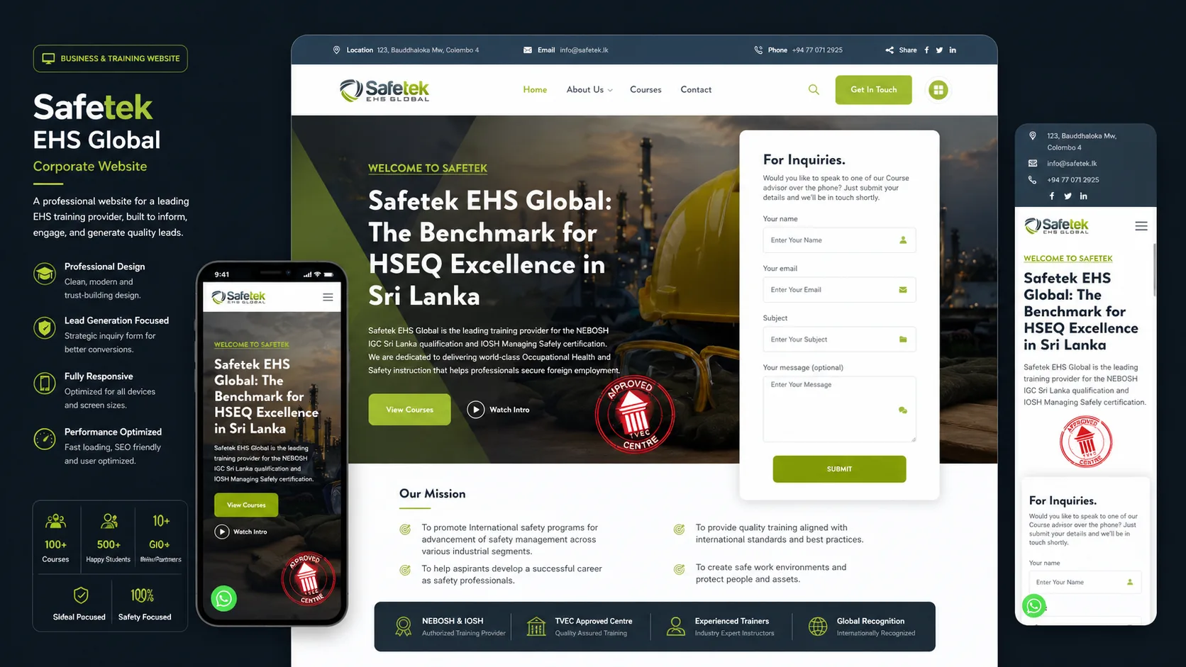 Safetek Digital Business Platform