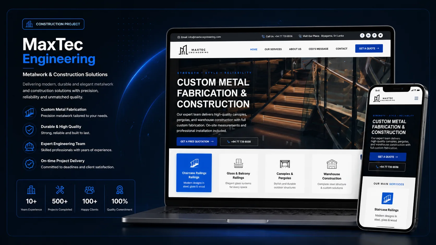 Maxtec Engineering Corporate Website